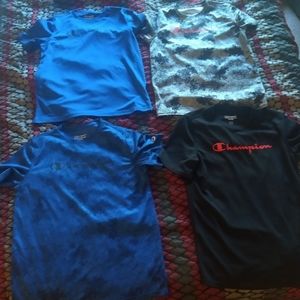 4 boys champion shirts brand new.